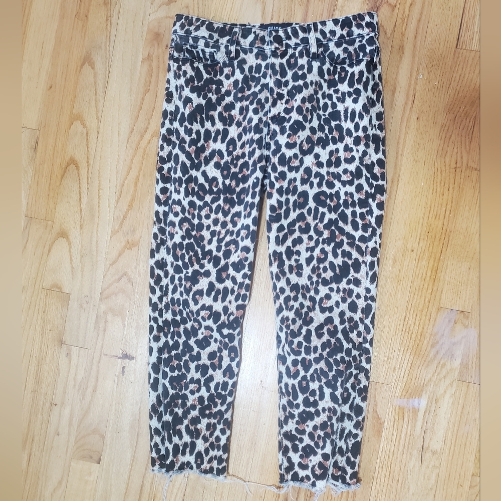 Leopard Print Skinny Jeans